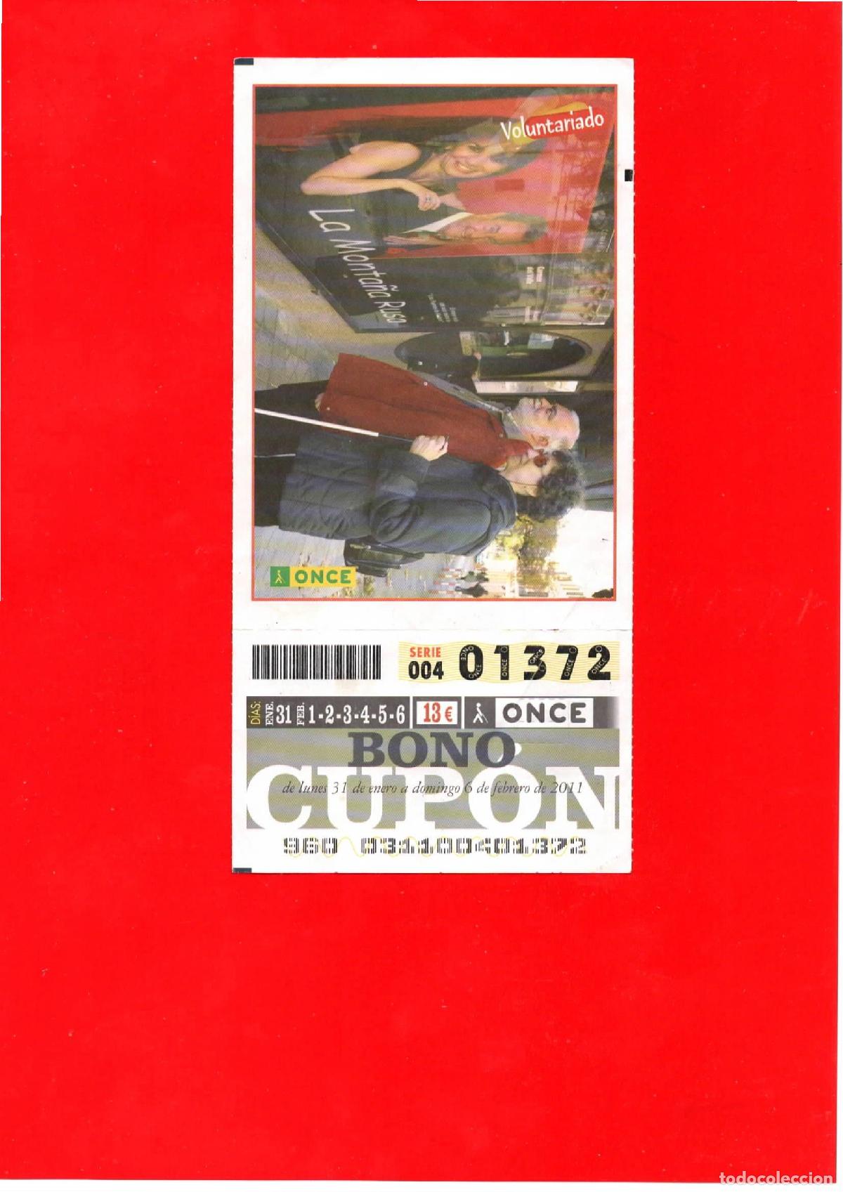 Billets ONCE: Bono Cup&oacute;n de la ONCE del a&ntilde;o 2011