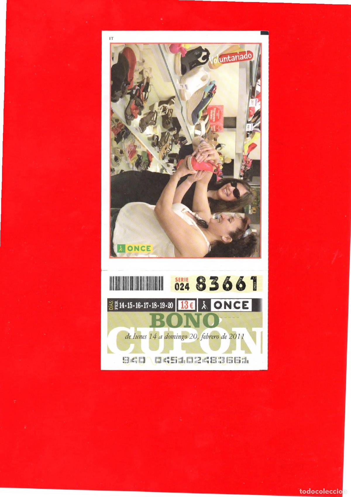 Billets ONCE: Bono Cup&oacute;n de la ONCE del a&ntilde;o 2011