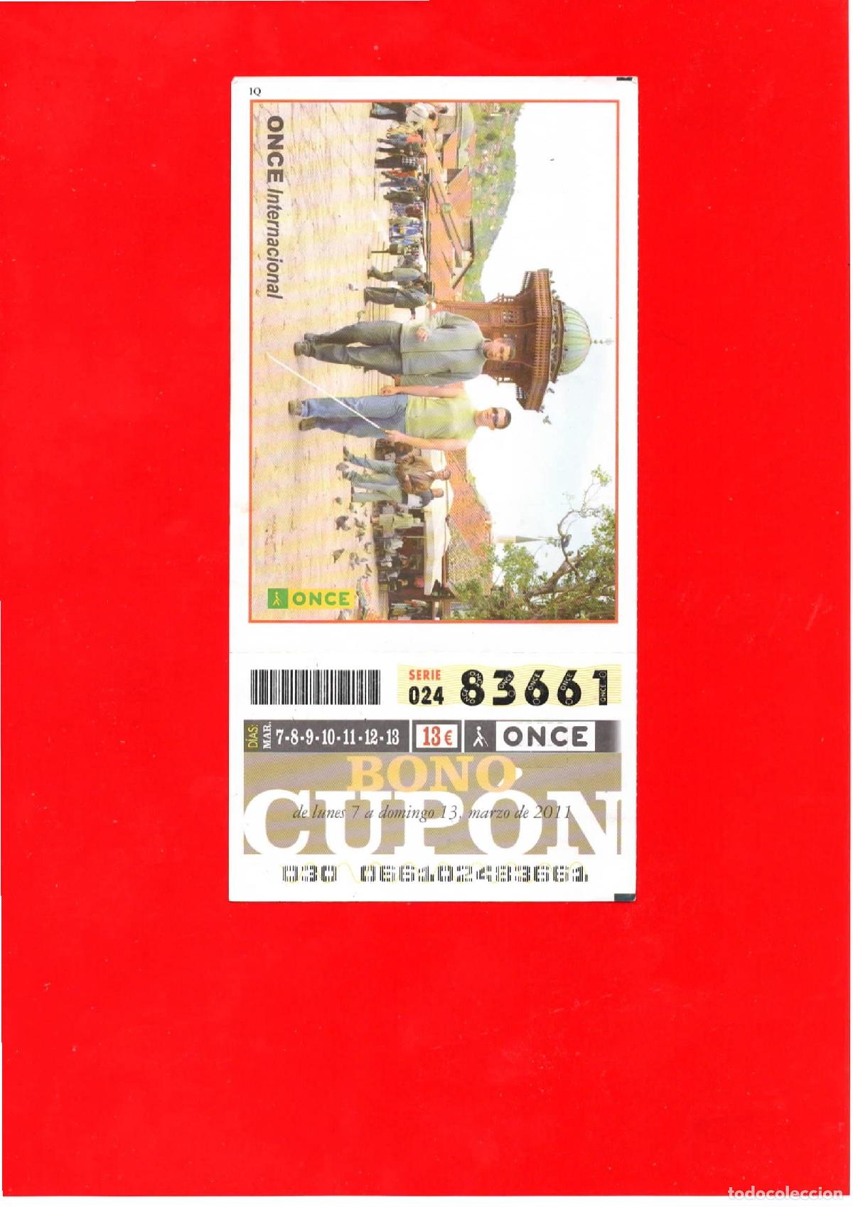 Cupones ONCE: Bono Cup&oacute;n de la ONCE del a&ntilde;o 2011 - Foto 1