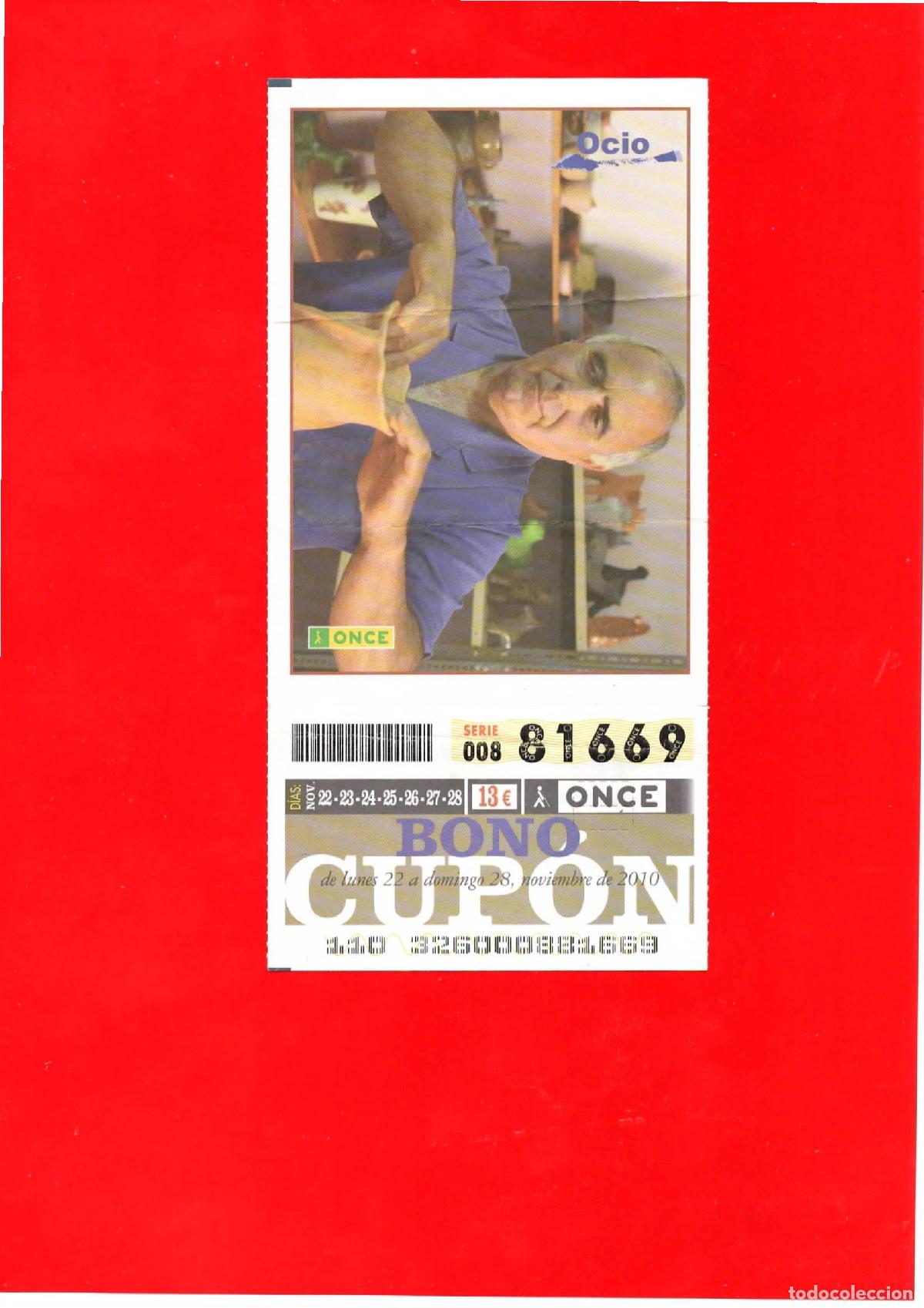Cupones ONCE: Bono Cup&oacute;n de la ONCE del a&ntilde;o 2010 - Foto 1