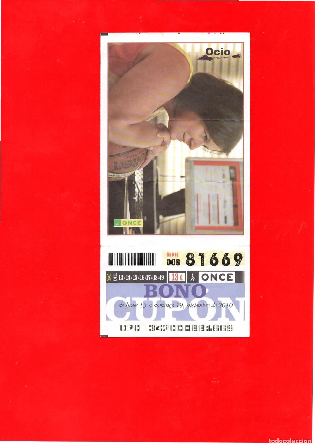 Cupones ONCE: Bono Cup&oacute;n de la ONCE del a&ntilde;o 2010 - Foto 1