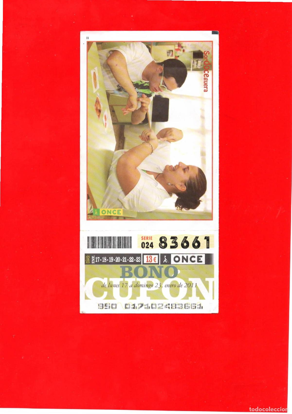 Cupones ONCE: Bono Cup&oacute;n de la ONCE del a&ntilde;o 2011 - Foto 1