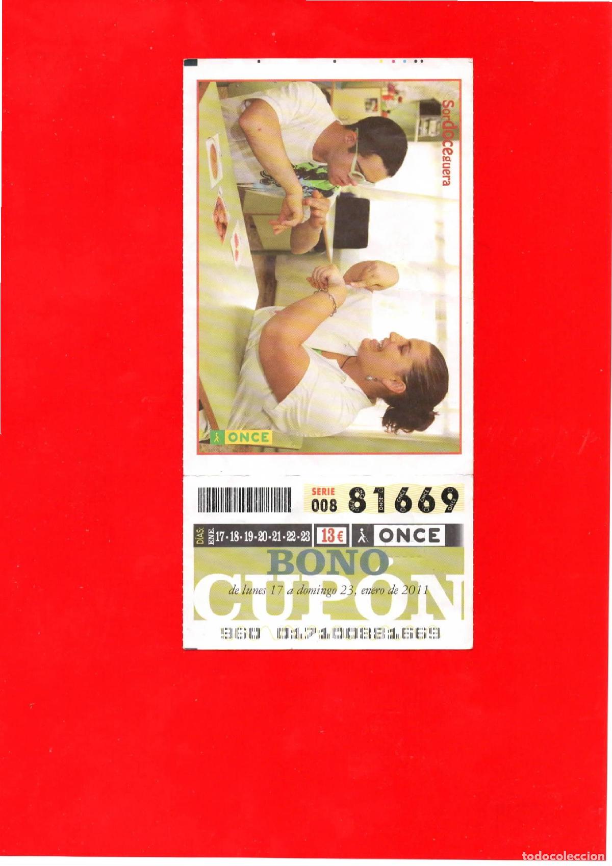 Cupones ONCE: Bono Cup&oacute;n de la ONCE del a&ntilde;o 2011 - Foto 1