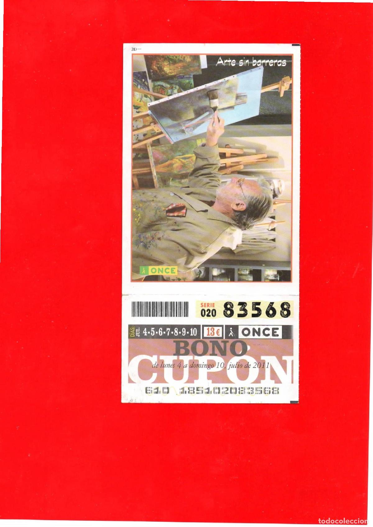 Cupones ONCE: Bono Cup&oacute;n de la ONCE del a&ntilde;o 2011 - Foto 1