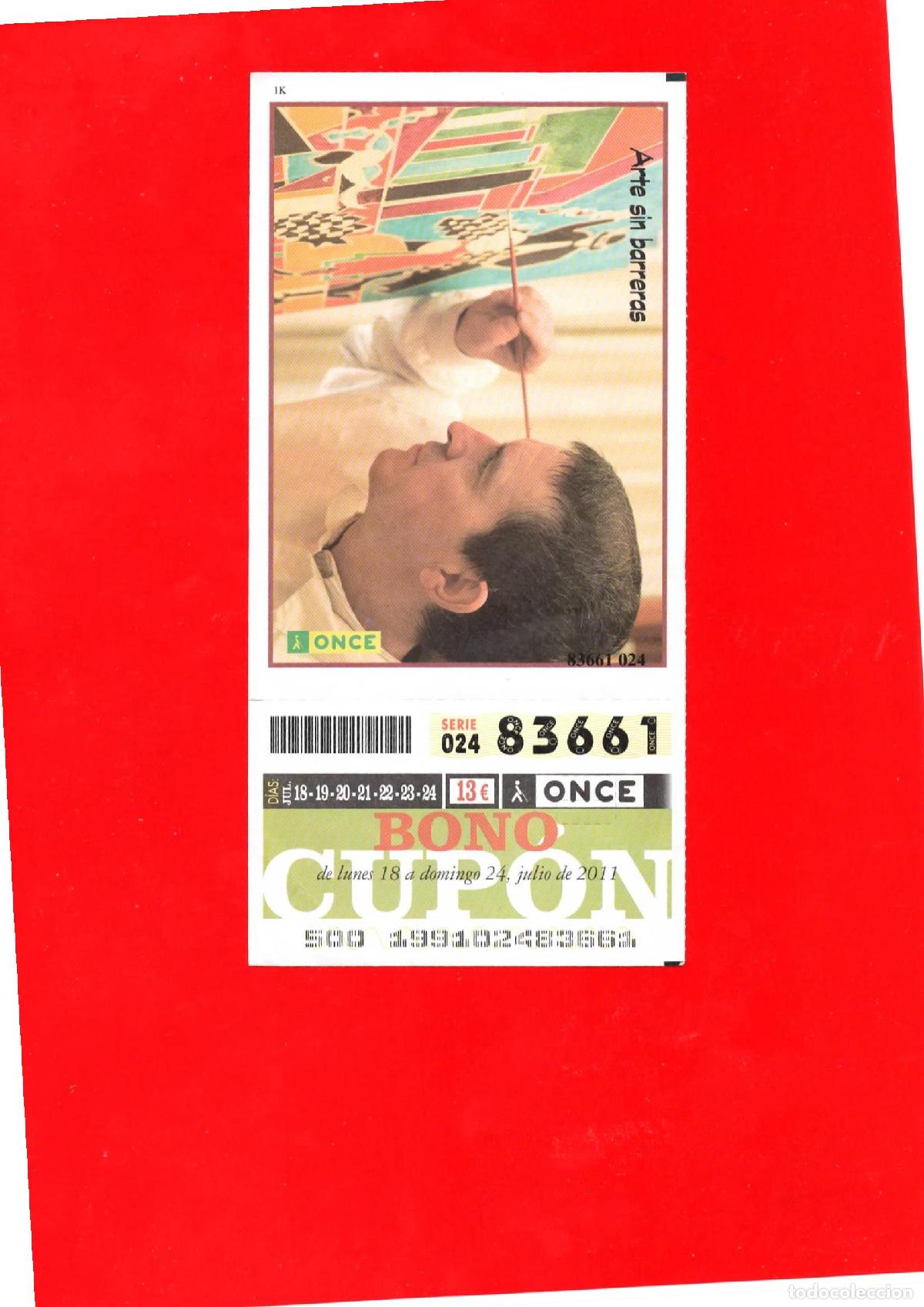 Cupones ONCE: Bono Cup&oacute;n de la ONCE del a&ntilde;o 2011 - Foto 1