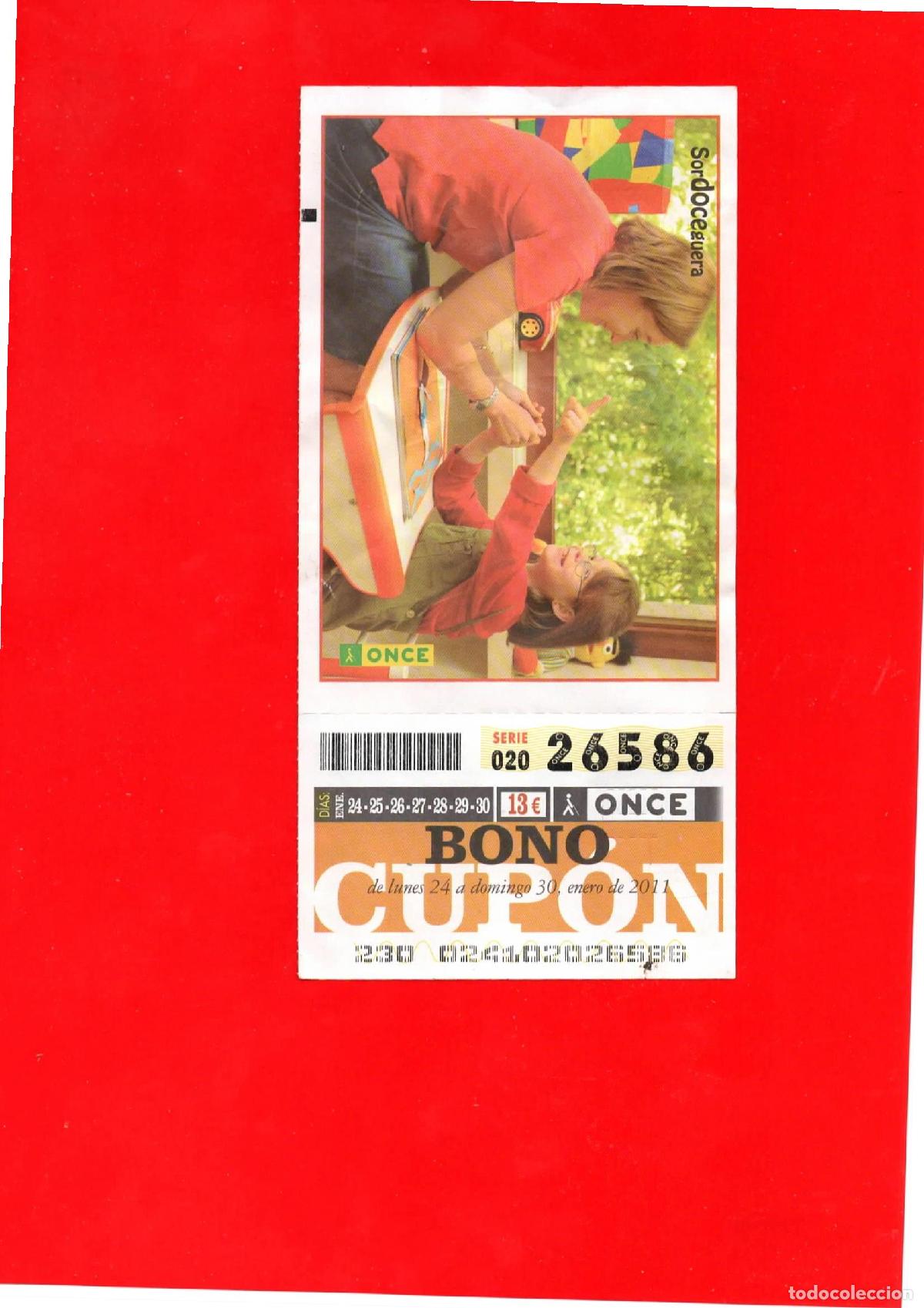 Cupones ONCE: Bono Cup&oacute;n de la ONCE del a&ntilde;o 2011 - Foto 1