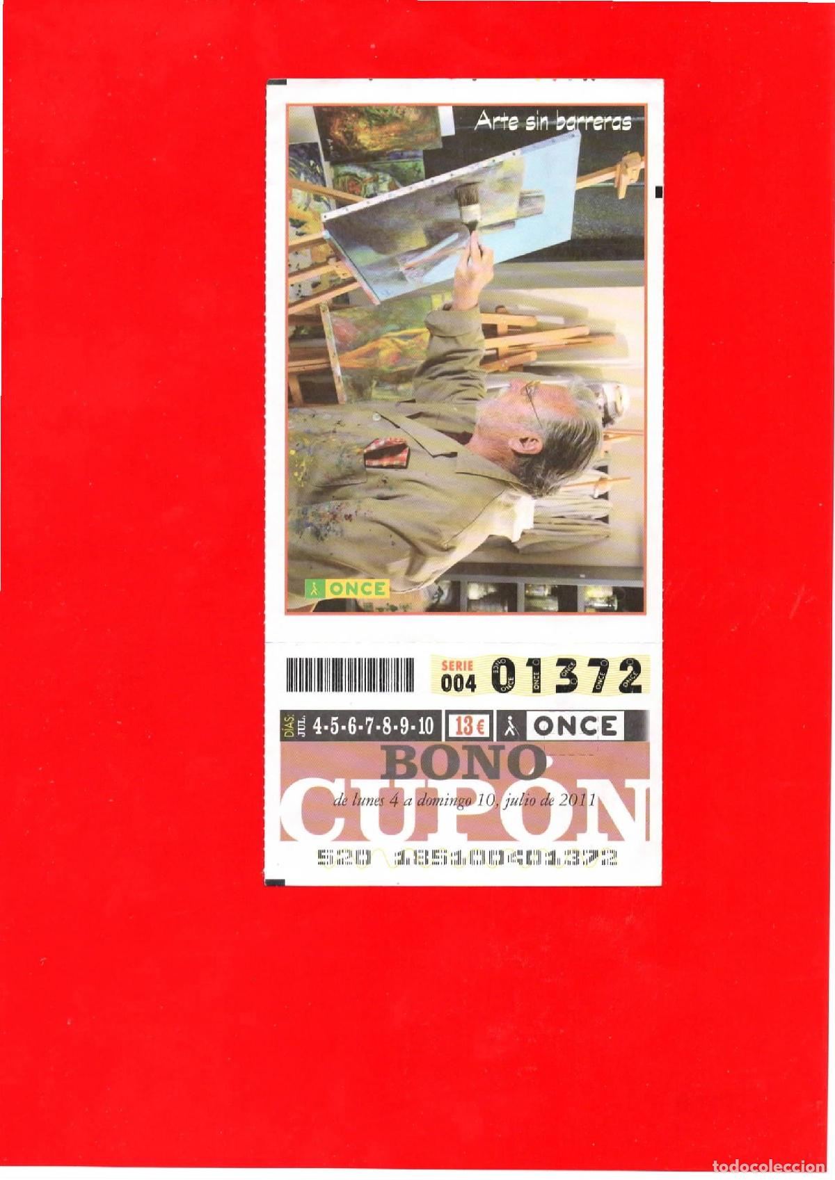 Cupones ONCE: Bono Cup&oacute;n de la ONCE del a&ntilde;o 2011 - Foto 1