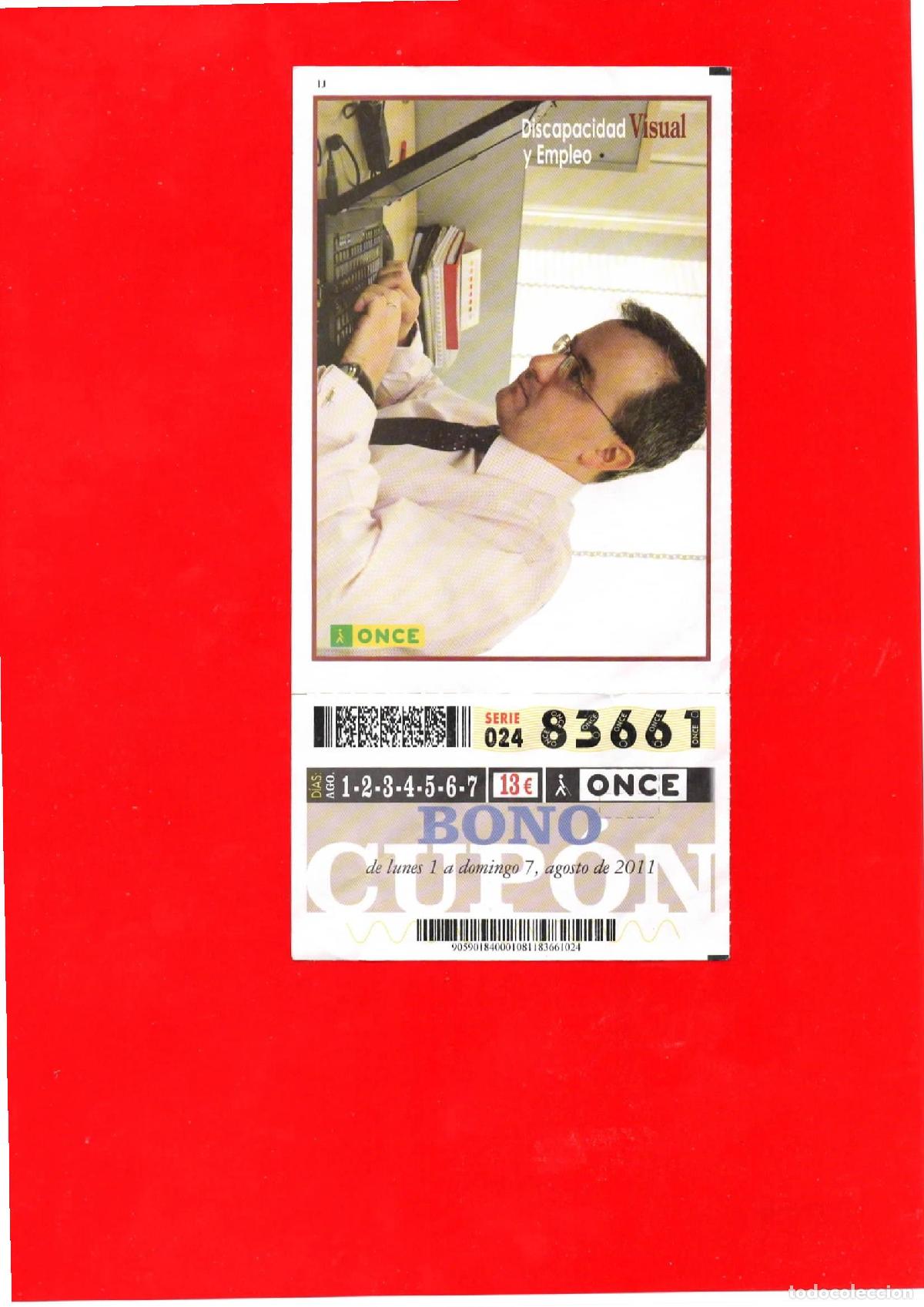 Cupones ONCE: Bono Cup&oacute;n de la ONCE del a&ntilde;o 2011 - Foto 1