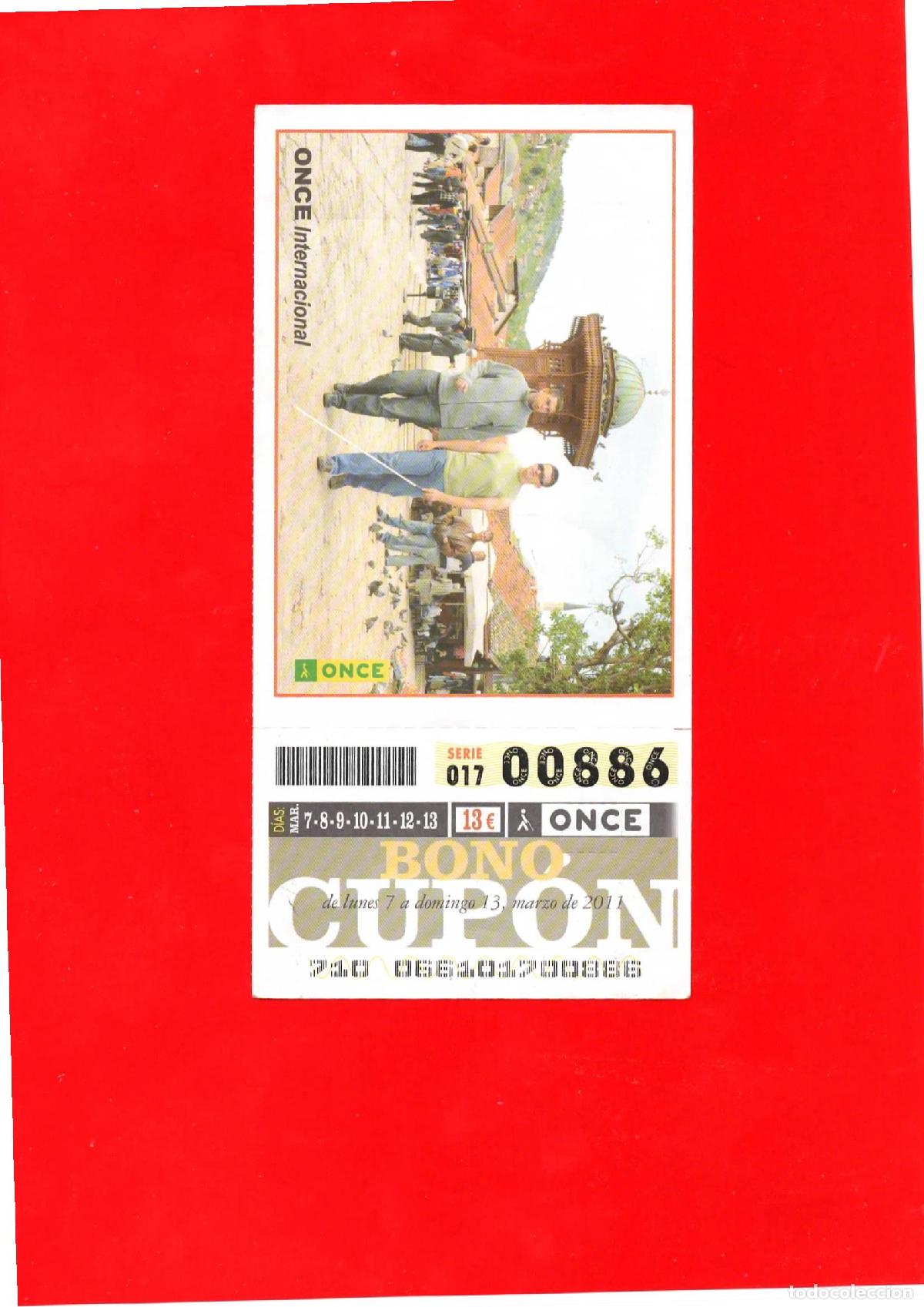 Cupones ONCE: Bono Cup&oacute;n de la ONCE del a&ntilde;o 2011 - Foto 1
