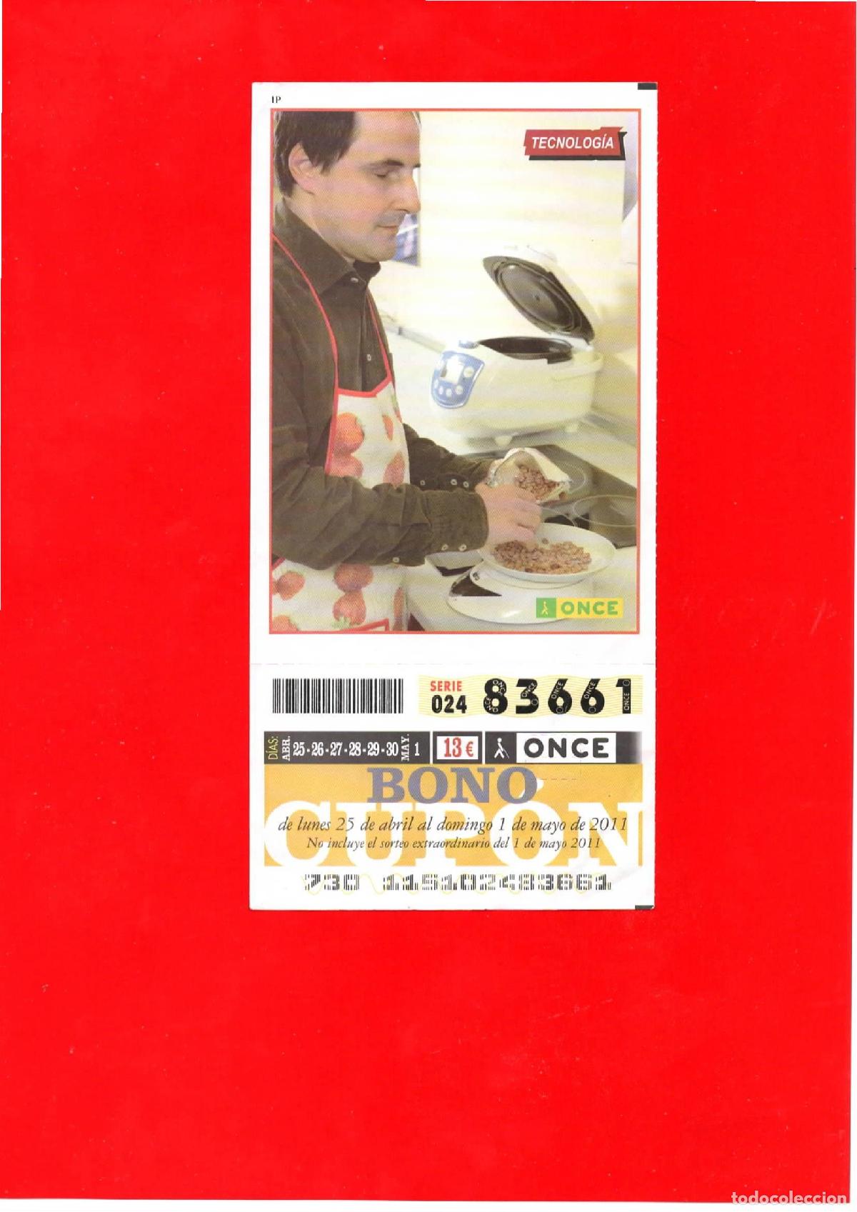 Billets ONCE: Bono Cup&oacute;n de la ONCE del a&ntilde;o 2011