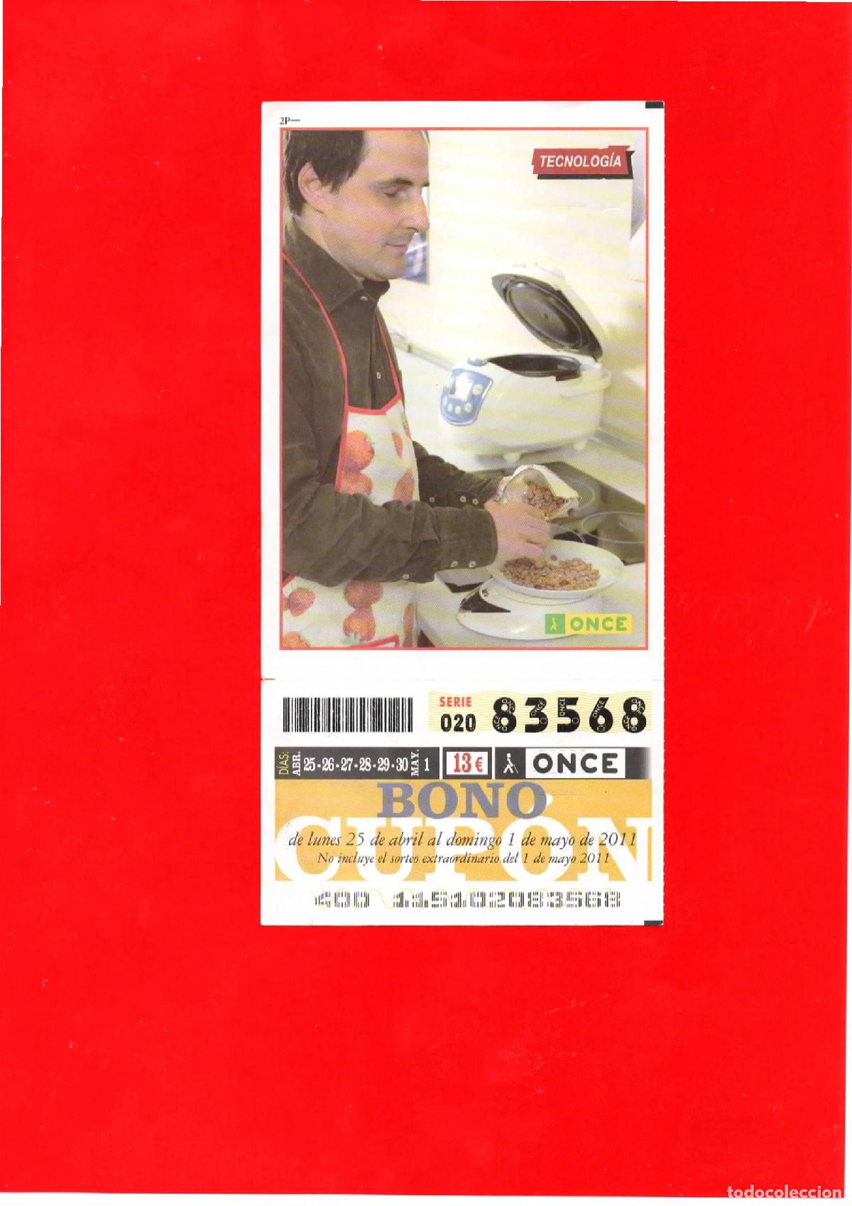 Billets ONCE: Bono Cup&oacute;n de la ONCE del a&ntilde;o 2011