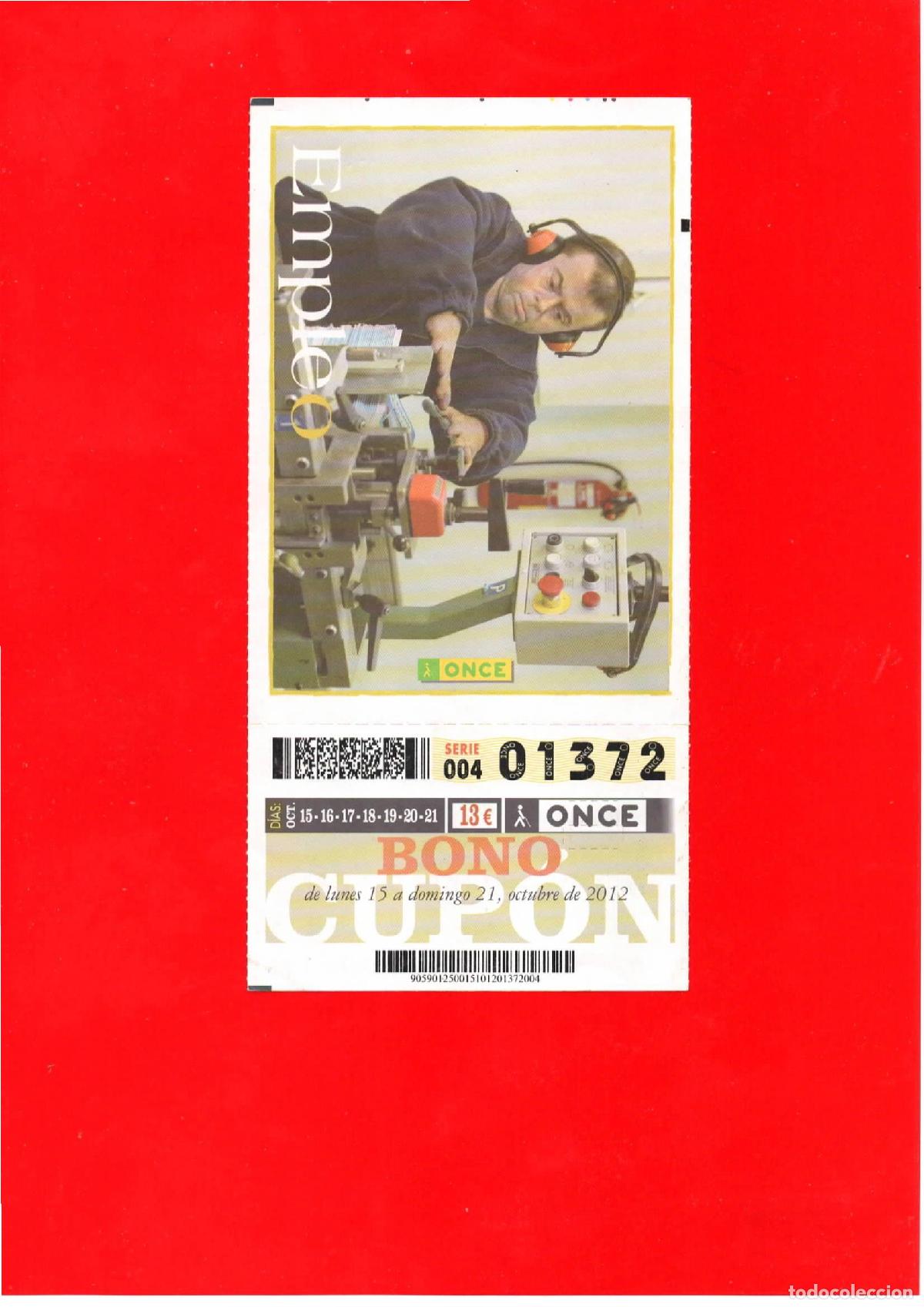 Cupones ONCE: Bono Cup&oacute;n de la ONCE del a&ntilde;o 2012 - Foto 1