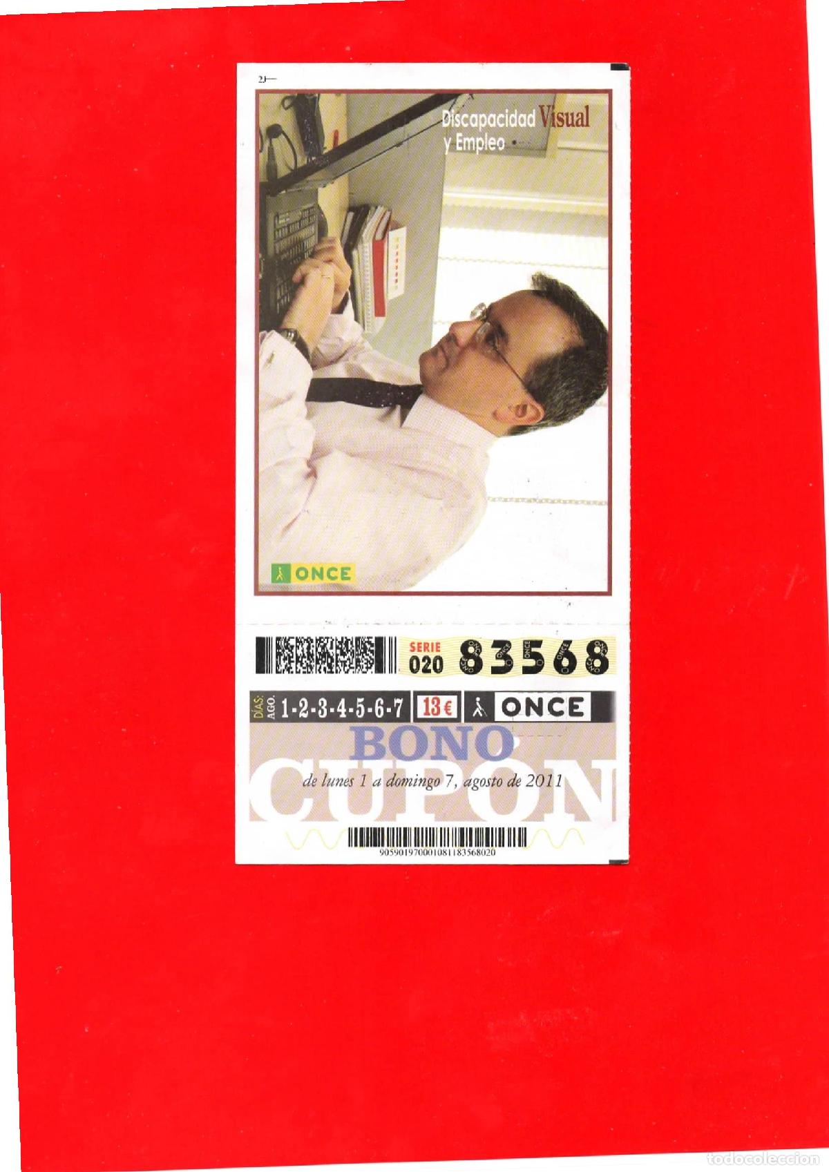 Cupones ONCE: Bono Cup&oacute;n de la ONCE del a&ntilde;o 2011 - Foto 1