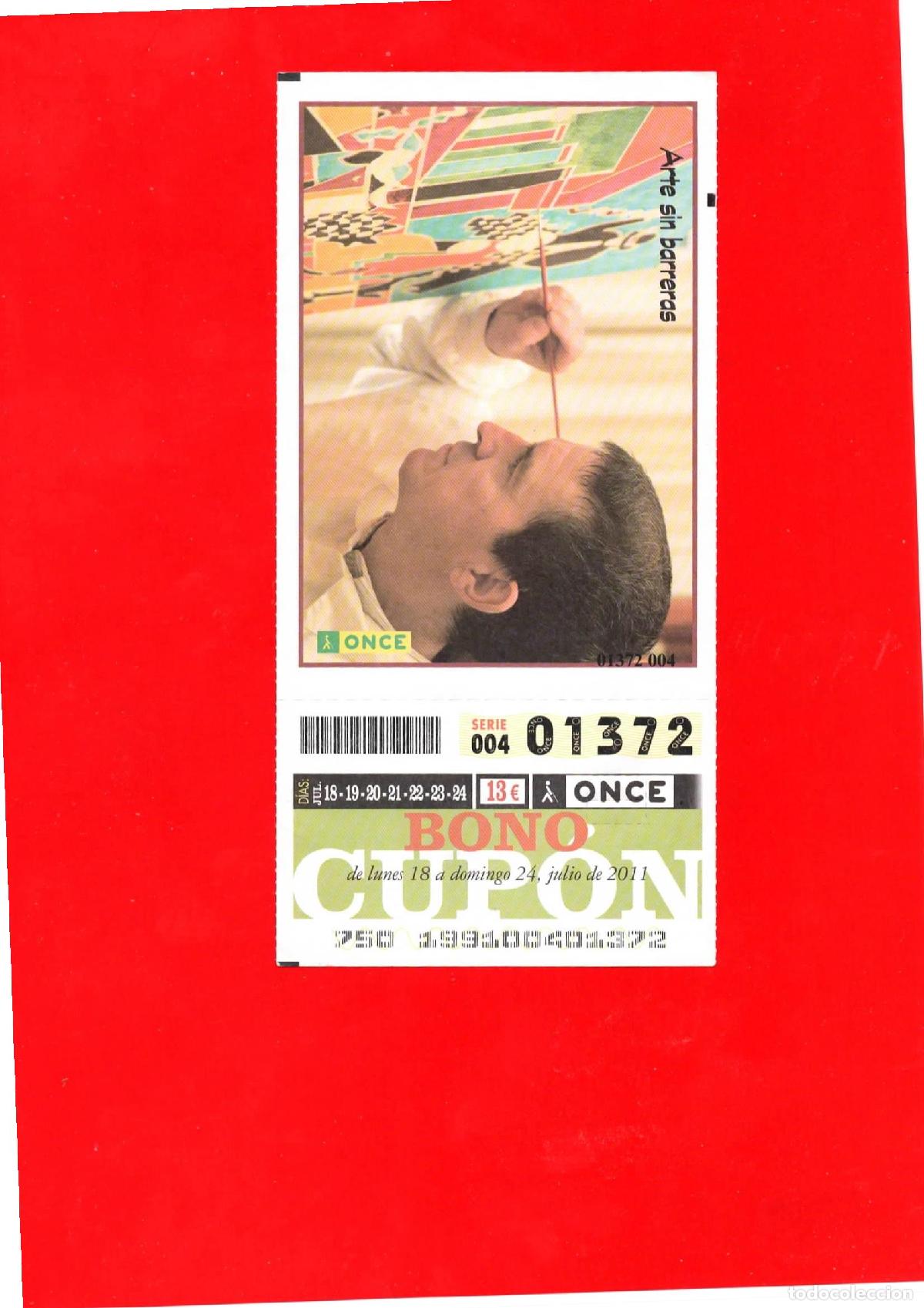 Cupones ONCE: Bono Cup&oacute;n de la ONCE del a&ntilde;o 2011 - Foto 1