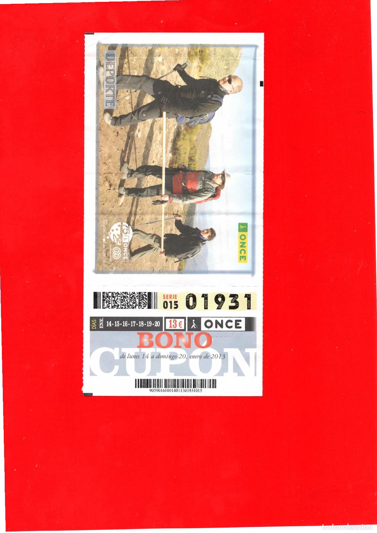 Cupones ONCE: Bono Cup&oacute;n de la ONCE del a&ntilde;o 2013 - Foto 1