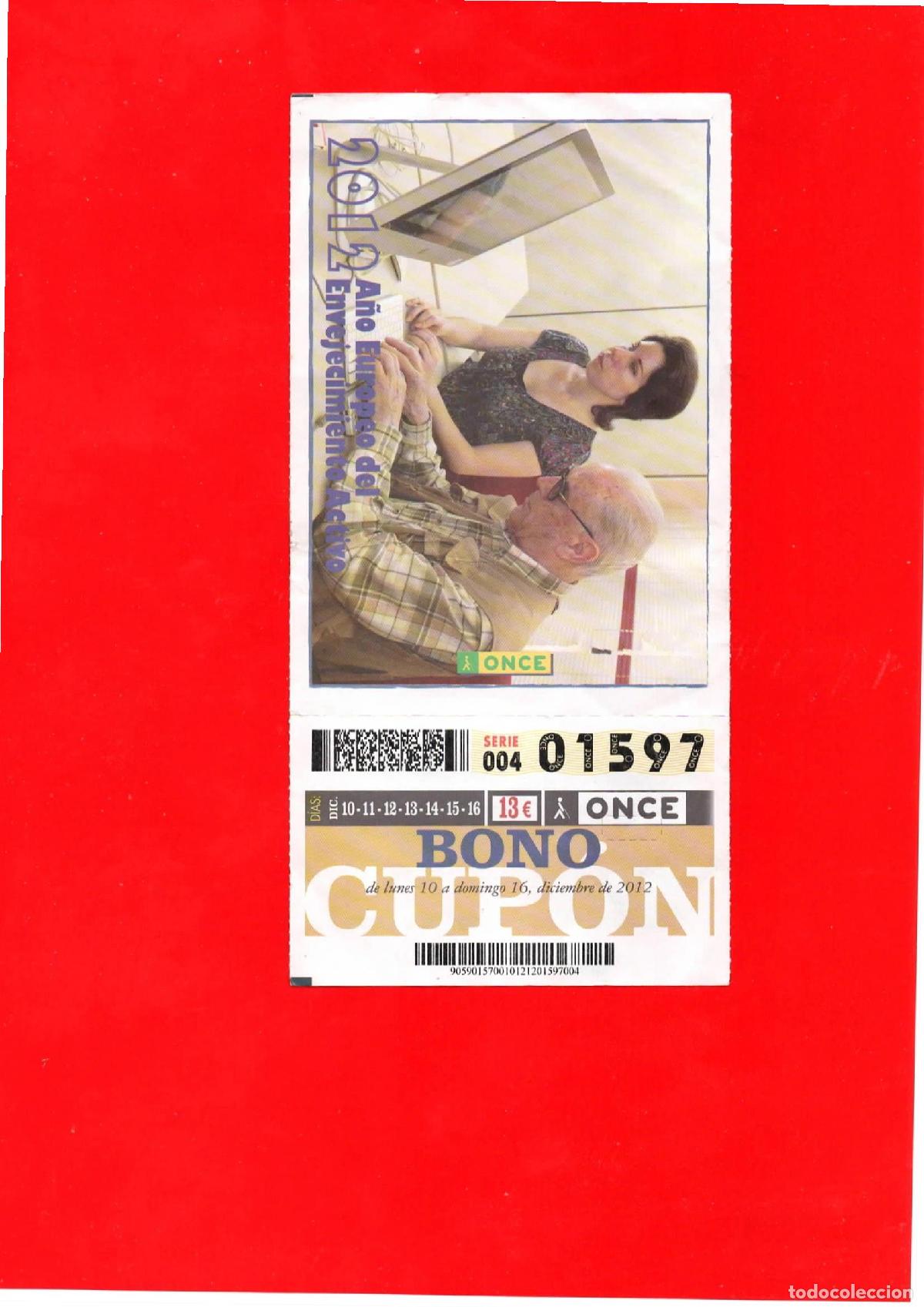 Cupones ONCE: Bono Cup&oacute;n de la ONCE del a&ntilde;o 2012 - Foto 1