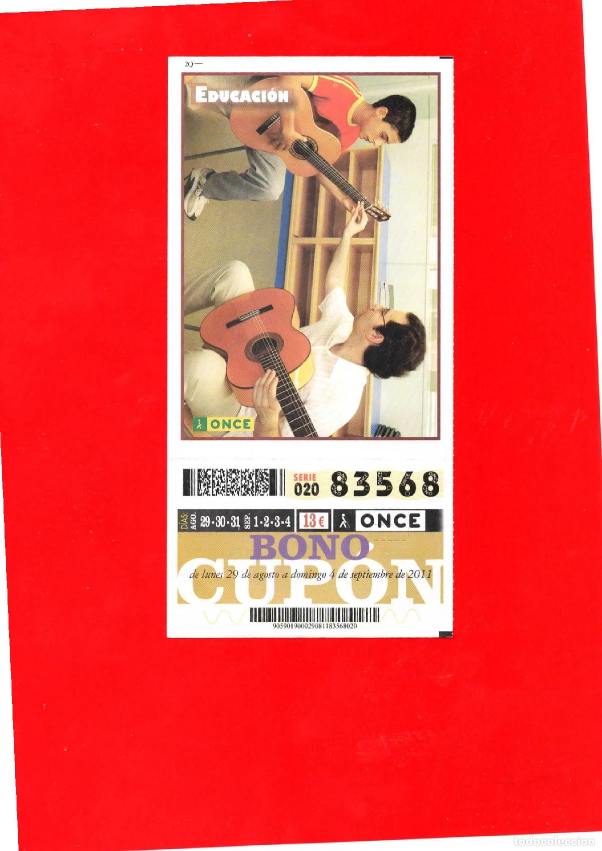 Cupones ONCE: Bono Cup&oacute;n de la ONCE del a&ntilde;o 2011 - Foto 1