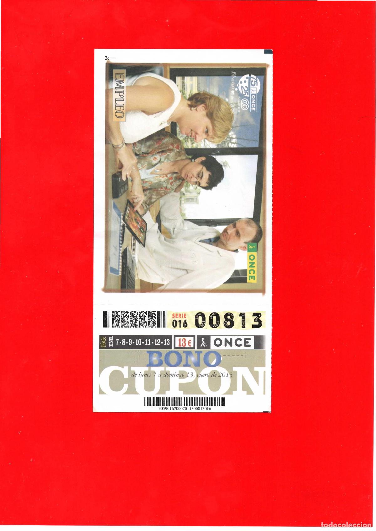 Cupones ONCE: Bono Cup&oacute;n de la ONCE del a&ntilde;o 2013 - Foto 1