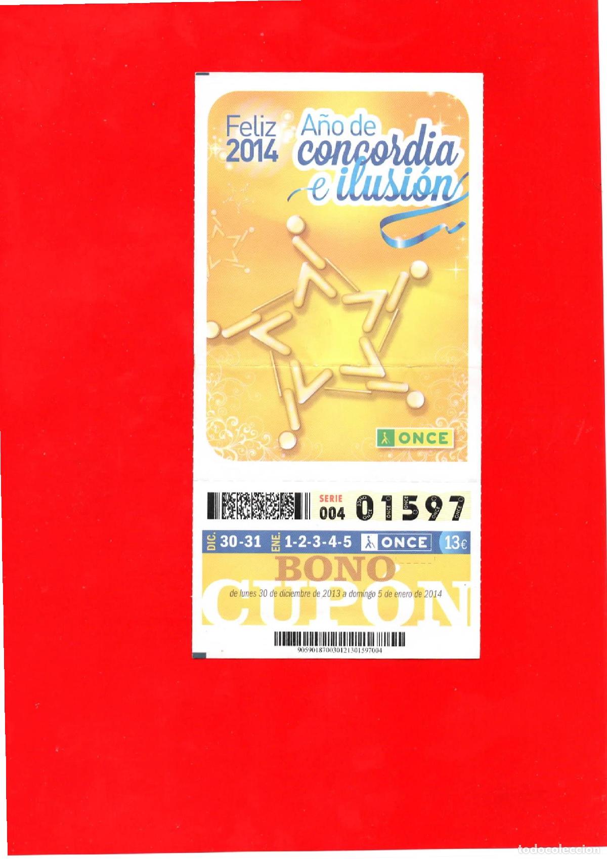 Cupones ONCE: Bono Cup&oacute;n de la ONCE del a&ntilde;o 2013-14 - Foto 1