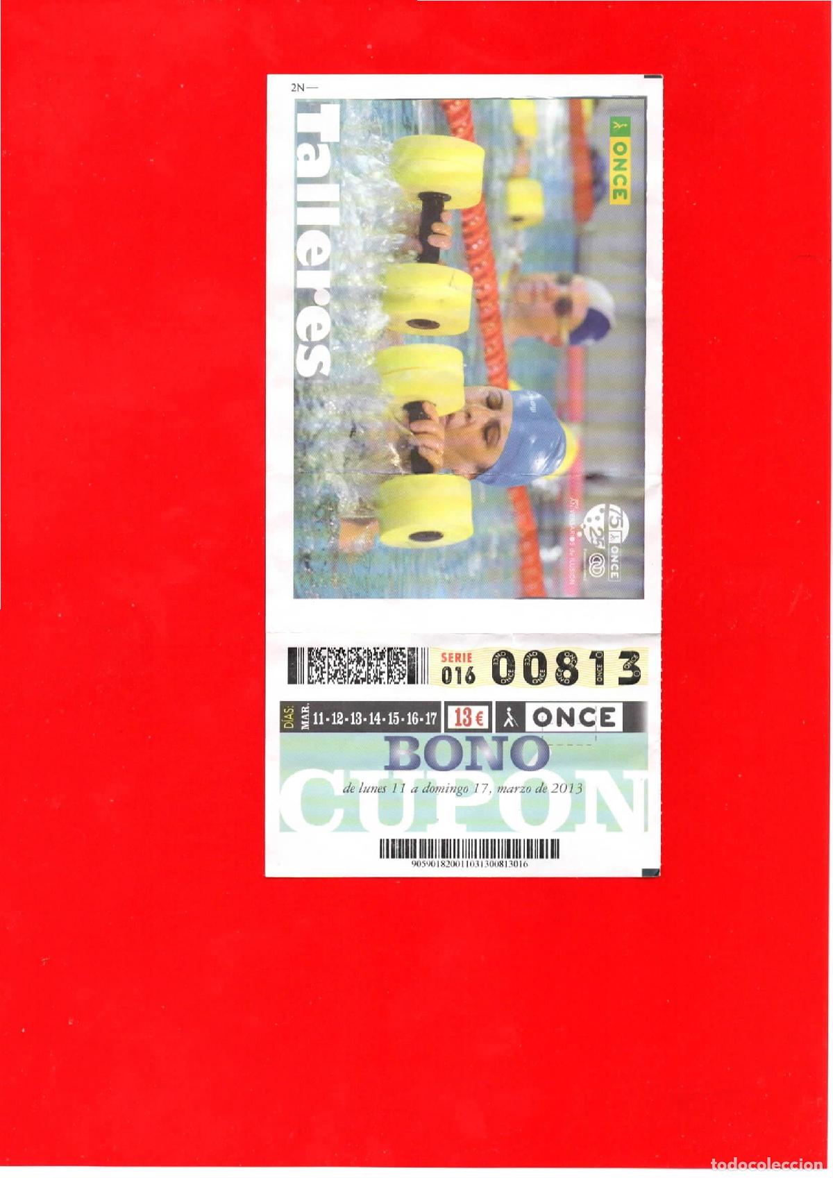 Cupones ONCE: Bono Cup&oacute;n de la ONCE del a&ntilde;o 2013 - Foto 1