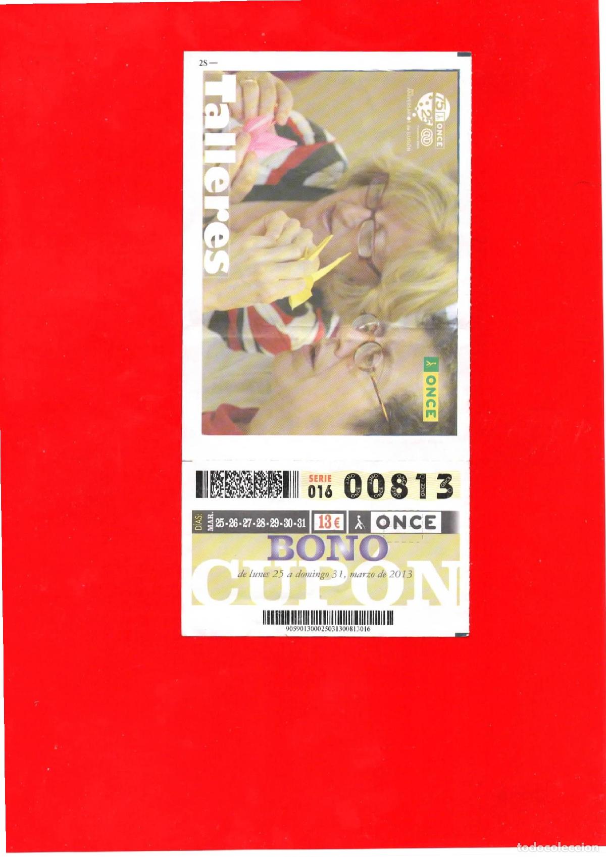 Cupones ONCE: Bono Cup&oacute;n de la ONCE del a&ntilde;o 2013 - Foto 1