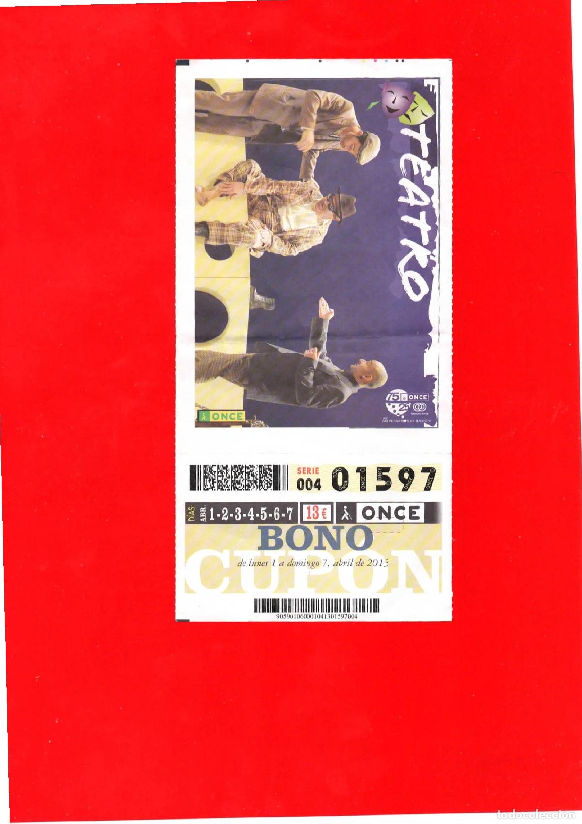 Cupones ONCE: Bono Cup&oacute;n de la ONCE del a&ntilde;o 2013 - Foto 1