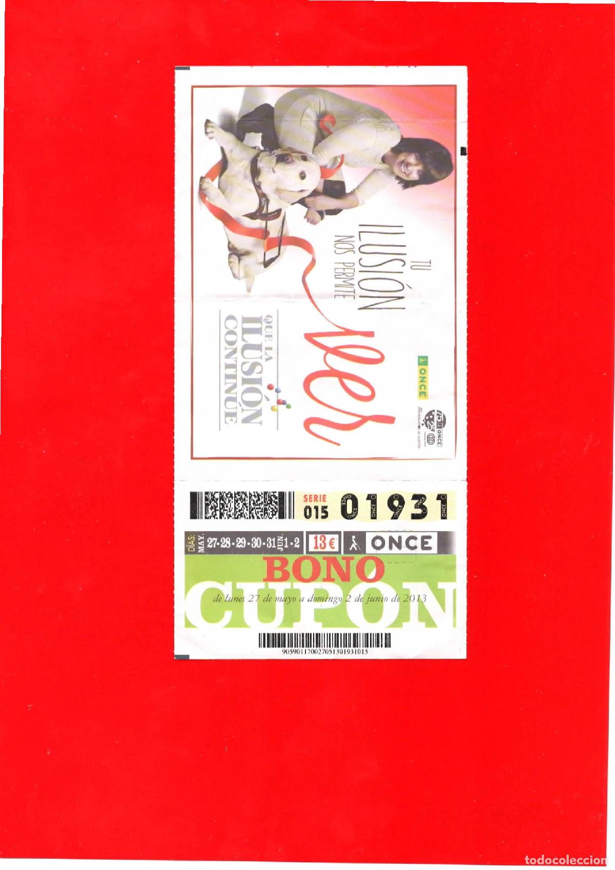 Cupones ONCE: Bono Cup&oacute;n de la ONCE del a&ntilde;o 2013 - Foto 1