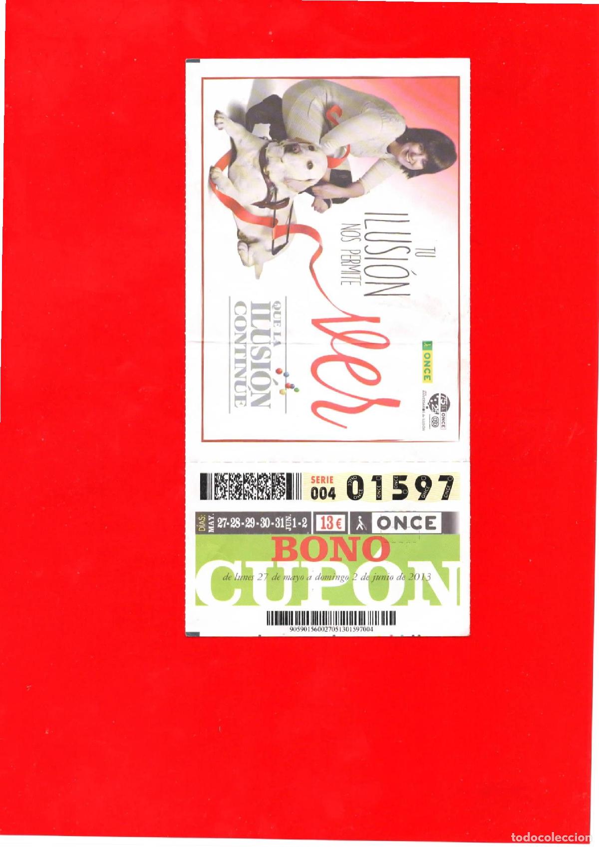 Cupones ONCE: Bono Cup&oacute;n de la ONCE del a&ntilde;o 2013 - Foto 1