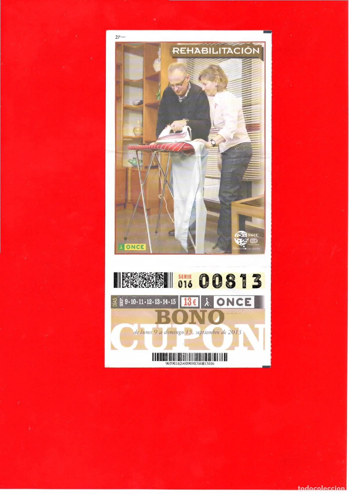 Cupones ONCE: Bono Cup&oacute;n de la ONCE del a&ntilde;o 2013 - Foto 1