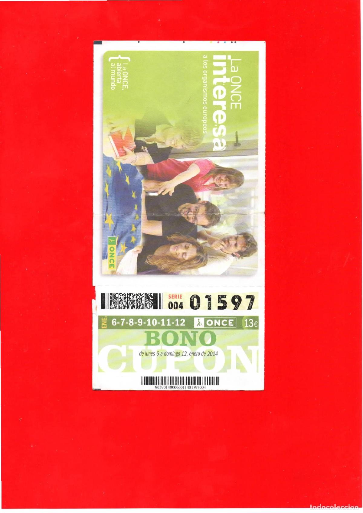 Cupones ONCE: Bono Cup&oacute;n de la ONCE del a&ntilde;o 2014 - Foto 1