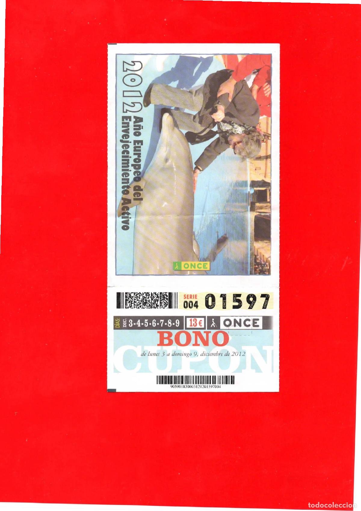 Cupones ONCE: Bono Cup&oacute;n de la ONCE del a&ntilde;o 2012 - Foto 1