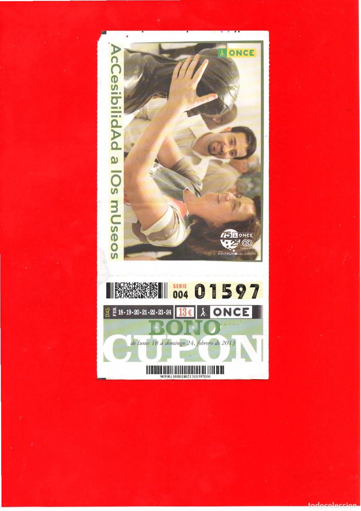 Cupones ONCE: Bono Cup&oacute;n de la ONCE del a&ntilde;o 2013 - Foto 1