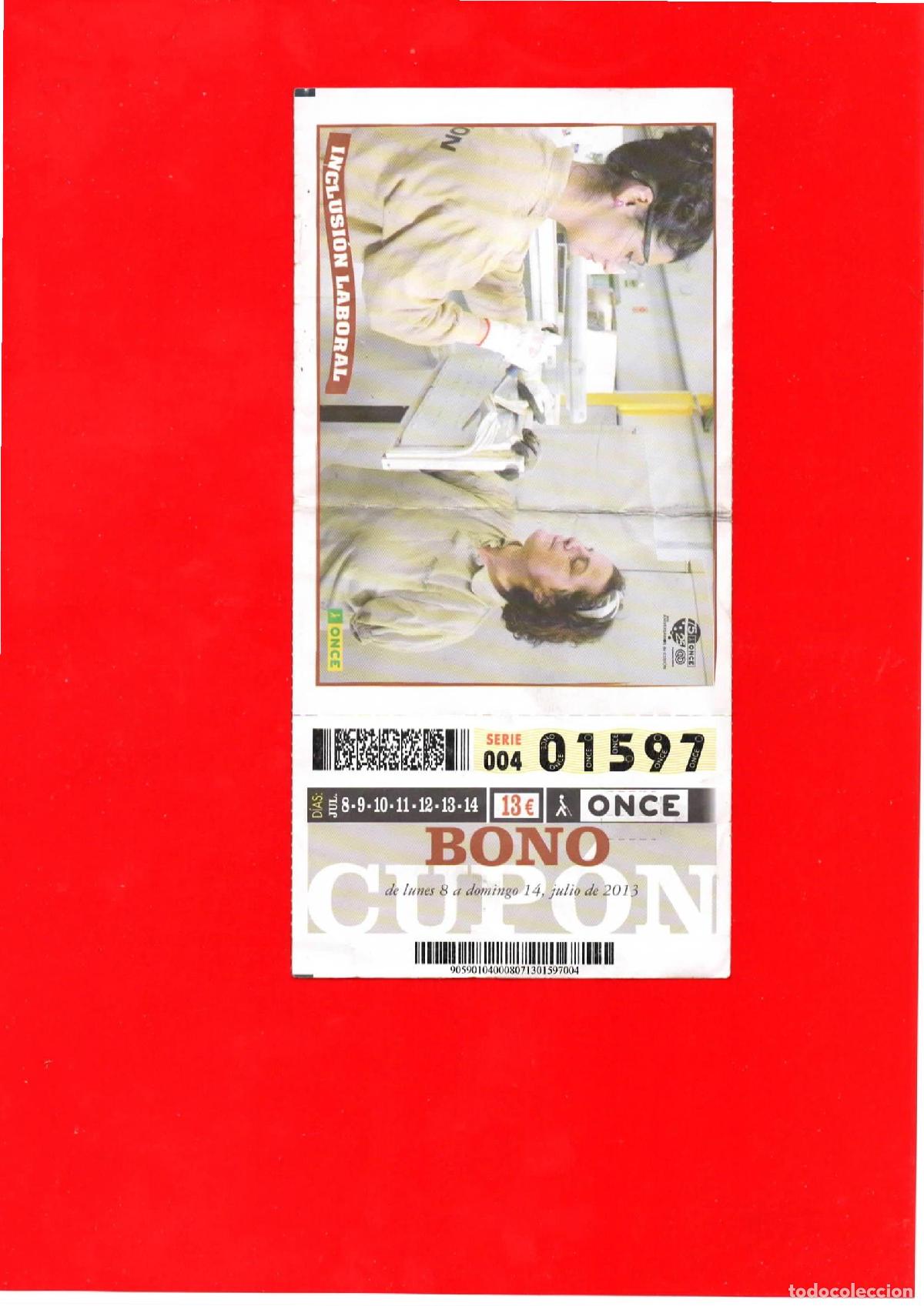 Cupones ONCE: Bono Cup&oacute;n de la ONCE del a&ntilde;o 2013 - Foto 1