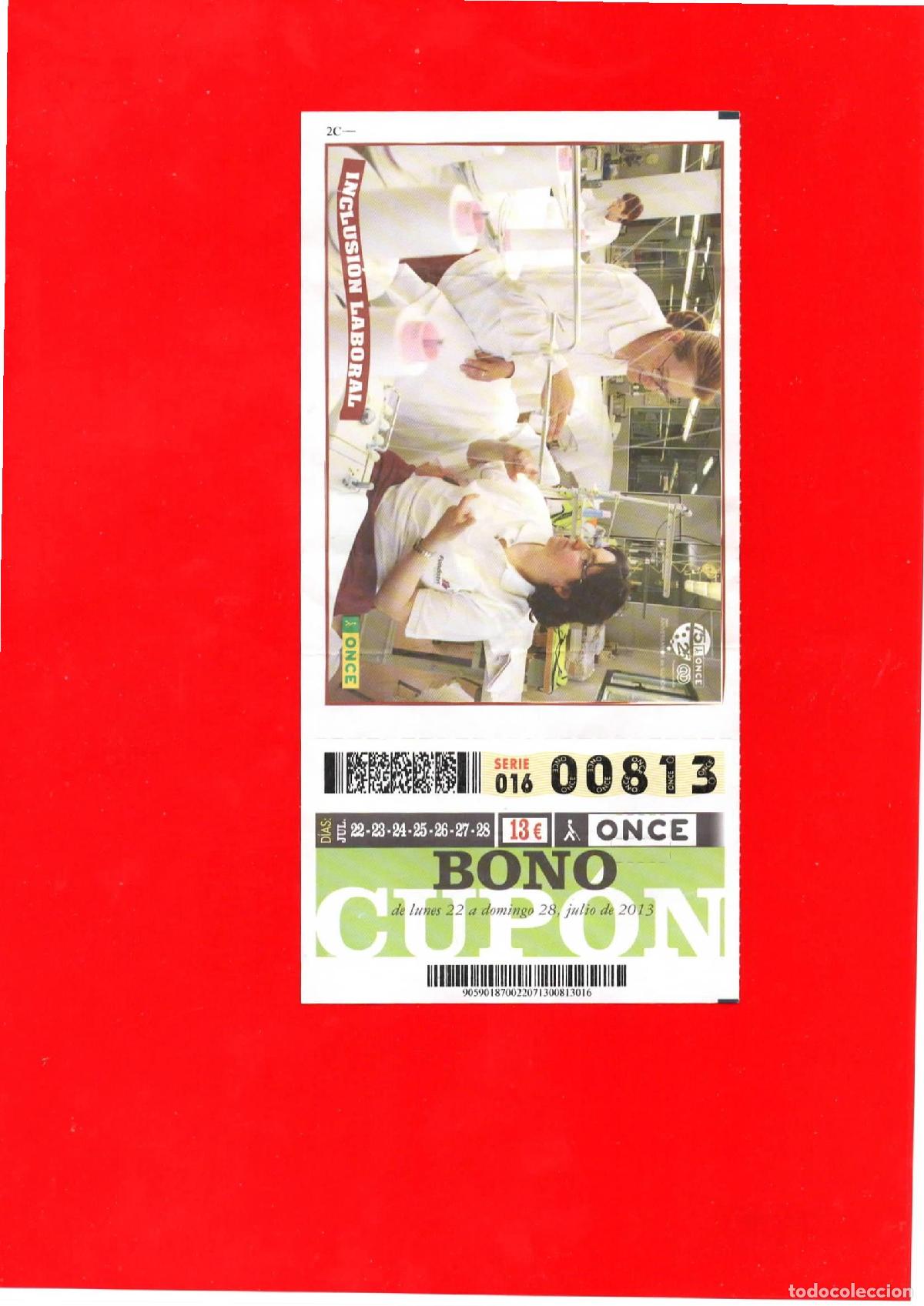 Cupones ONCE: Bono Cup&oacute;n de la ONCE del a&ntilde;o 2013 - Foto 1