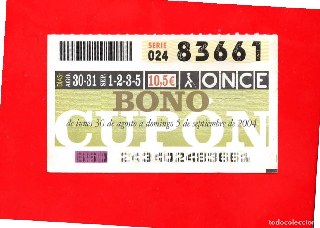Cupones ONCE: Bono Cup&oacute;n de la ONCE sin Tarjeta del a&ntilde;o 2004 - Foto 1