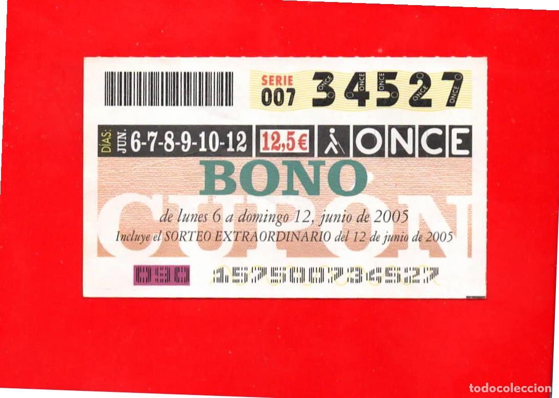 Billets ONCE: Bono Cup&oacute;n de la ONCE sin Tarjeta del a&ntilde;o 2005