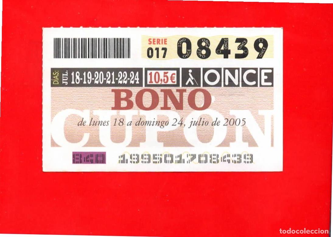 Cupones ONCE: Bono Cup&oacute;n de la ONCE sin Tarjeta del a&ntilde;o 2005 - Foto 2