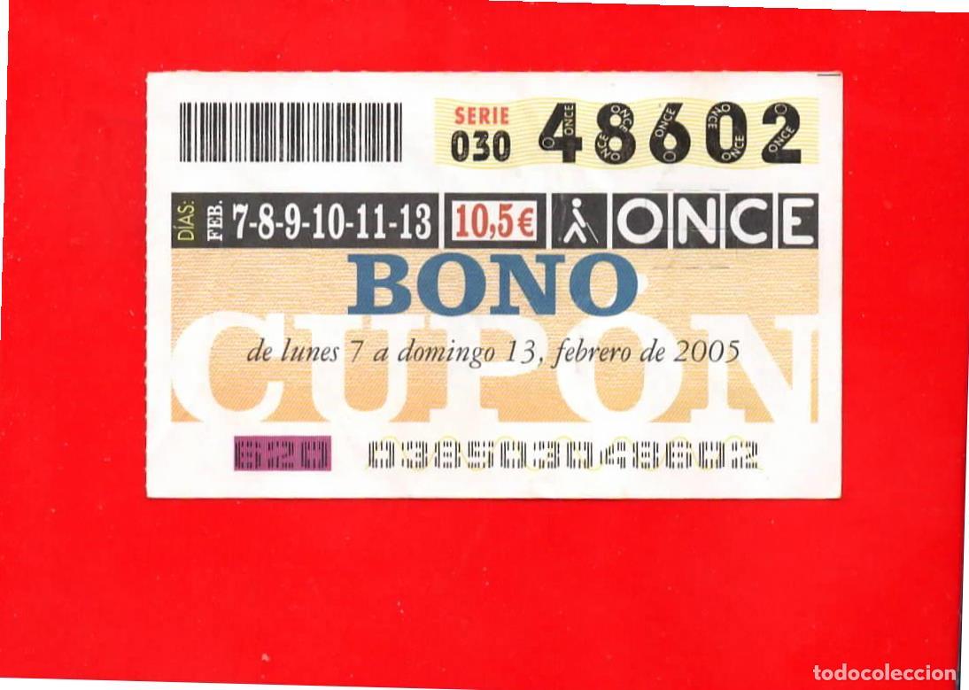 Billets ONCE: Bono Cup&oacute;n de la ONCE sin Tarjeta del a&ntilde;o 2005