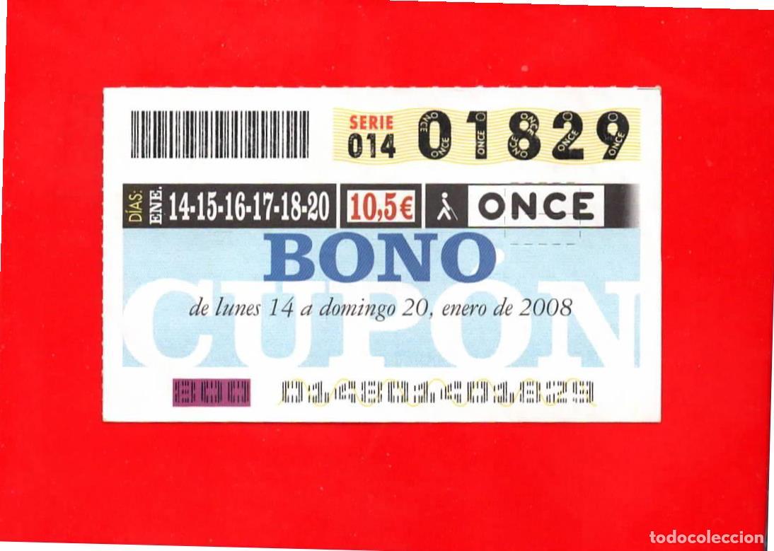 Cupones ONCE: Bono Cup&oacute;n de la ONCE sin Tarjeta del a&ntilde;o 2008 - Foto 2