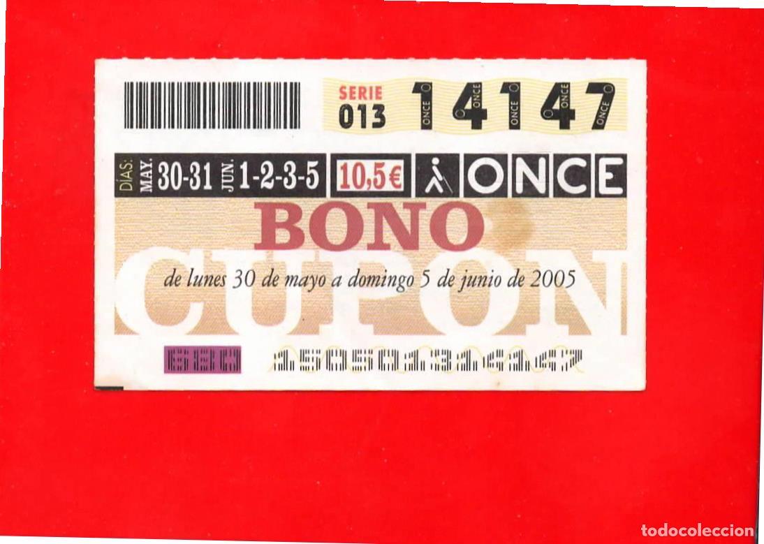 Billets ONCE: Bono Cup&oacute;n de la ONCE sin Tarjeta del a&ntilde;o 2005
