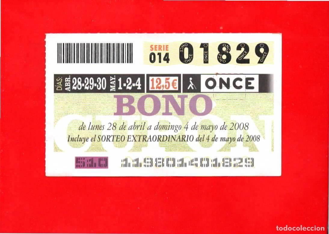 Cupones ONCE: Bono Cup&oacute;n de la ONCE sin Tarjeta del a&ntilde;o 2008 - Foto 2