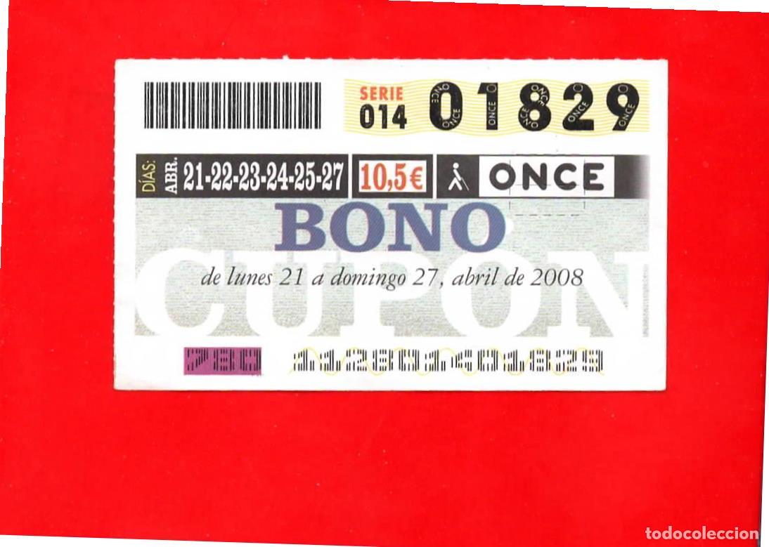Cupones ONCE: Bono Cup&oacute;n de la ONCE sin Tarjeta del a&ntilde;o 2008 - Foto 2