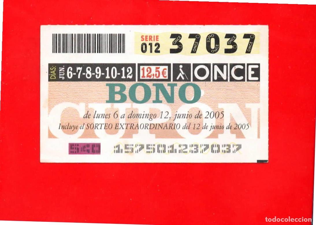 Coupon ONCE: Bono Cup&oacute;n de la ONCE sin Tarjeta del a&ntilde;o 2005