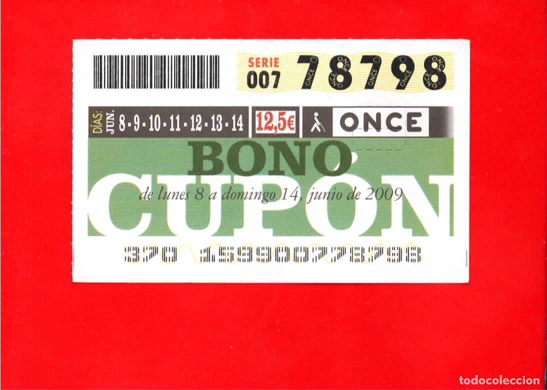 Coupon ONCE: Bono Cup&oacute;n de la ONCE sin Tarjeta del a&ntilde;o 2009