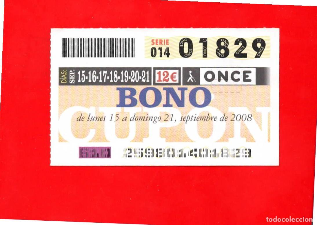 Cupones ONCE: Bono Cup&oacute;n de la ONCE sin Tarjeta del a&ntilde;o 2008 - Foto 2