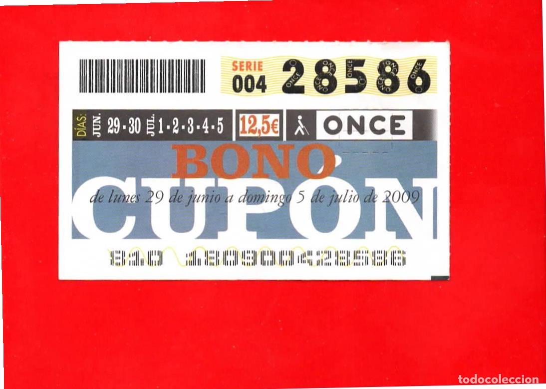 Coupon ONCE: Bono Cup&oacute;n de la ONCE sin Tarjeta del a&ntilde;o 2009