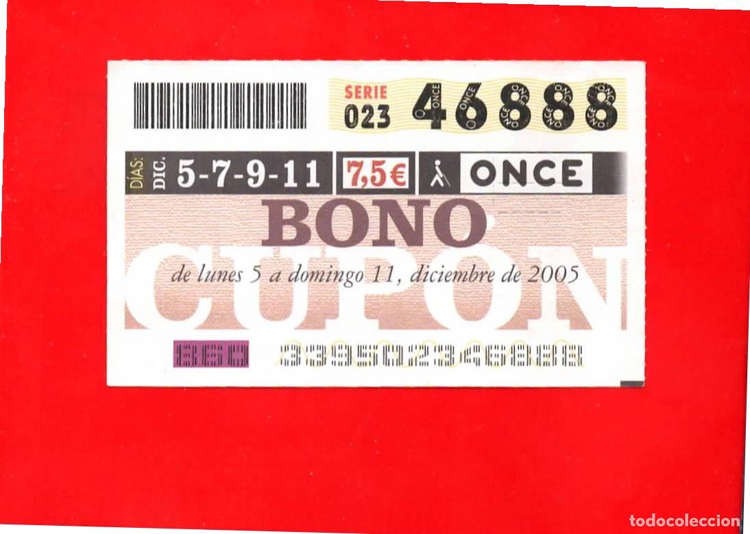 Coupon ONCE: Bono Cup&oacute;n de la ONCE sin Tarjeta del a&ntilde;o 2005