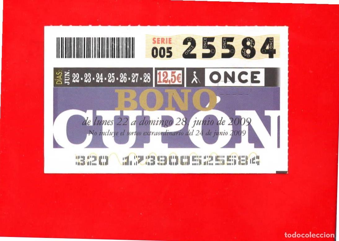 Coupon ONCE: Bono Cup&oacute;n de la ONCE sin Tarjeta del a&ntilde;o 2009