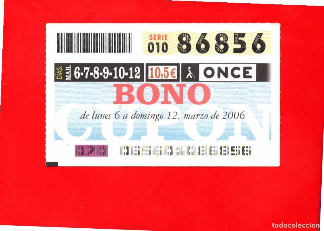 Coupon ONCE: Bono Cup&oacute;n de la ONCE sin Tarjeta del a&ntilde;o 2006