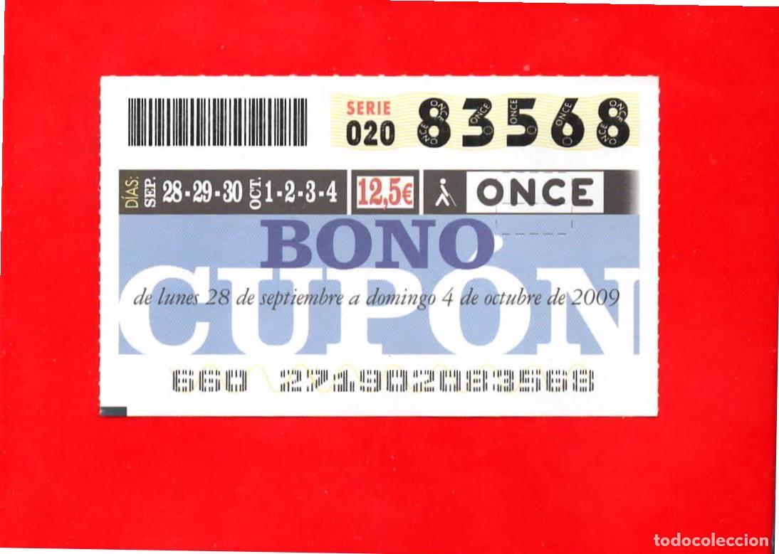 Coupon ONCE: Bono Cup&oacute;n de la ONCE sin Tarjeta del a&ntilde;o 2009